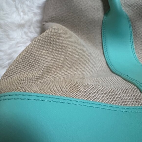 Tiffany & Co Canvas/Leather Tote - Picture 4 of 4